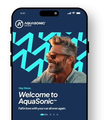 Aquasonic App Screen Welcome